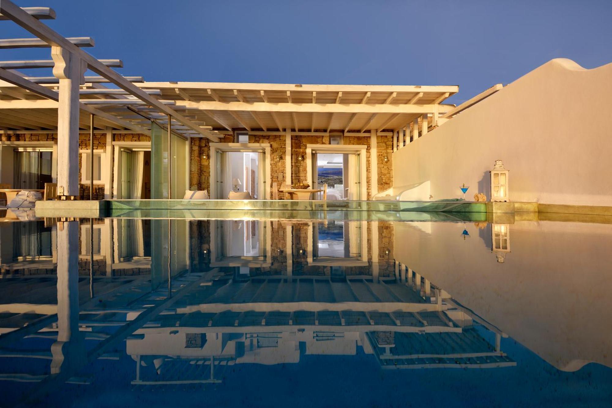 Saint John Hotel Villas & Spa Agios Ioannis Diakoftis Eksteriør bilde The pool at the hotel