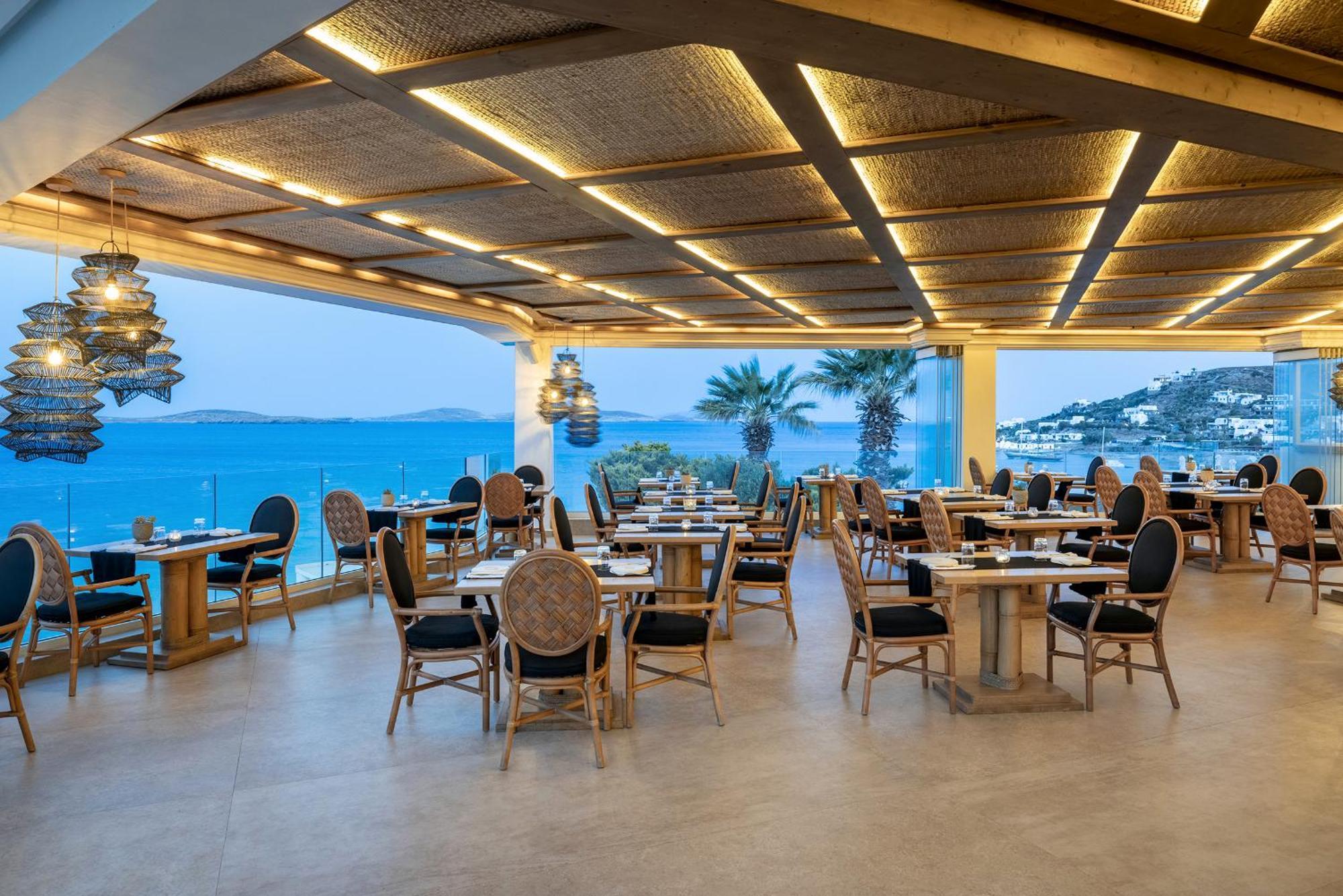Saint John Hotel Villas & Spa Agios Ioannis Diakoftis Eksteriør bilde The restaurant at the Mykonos Grand Resort