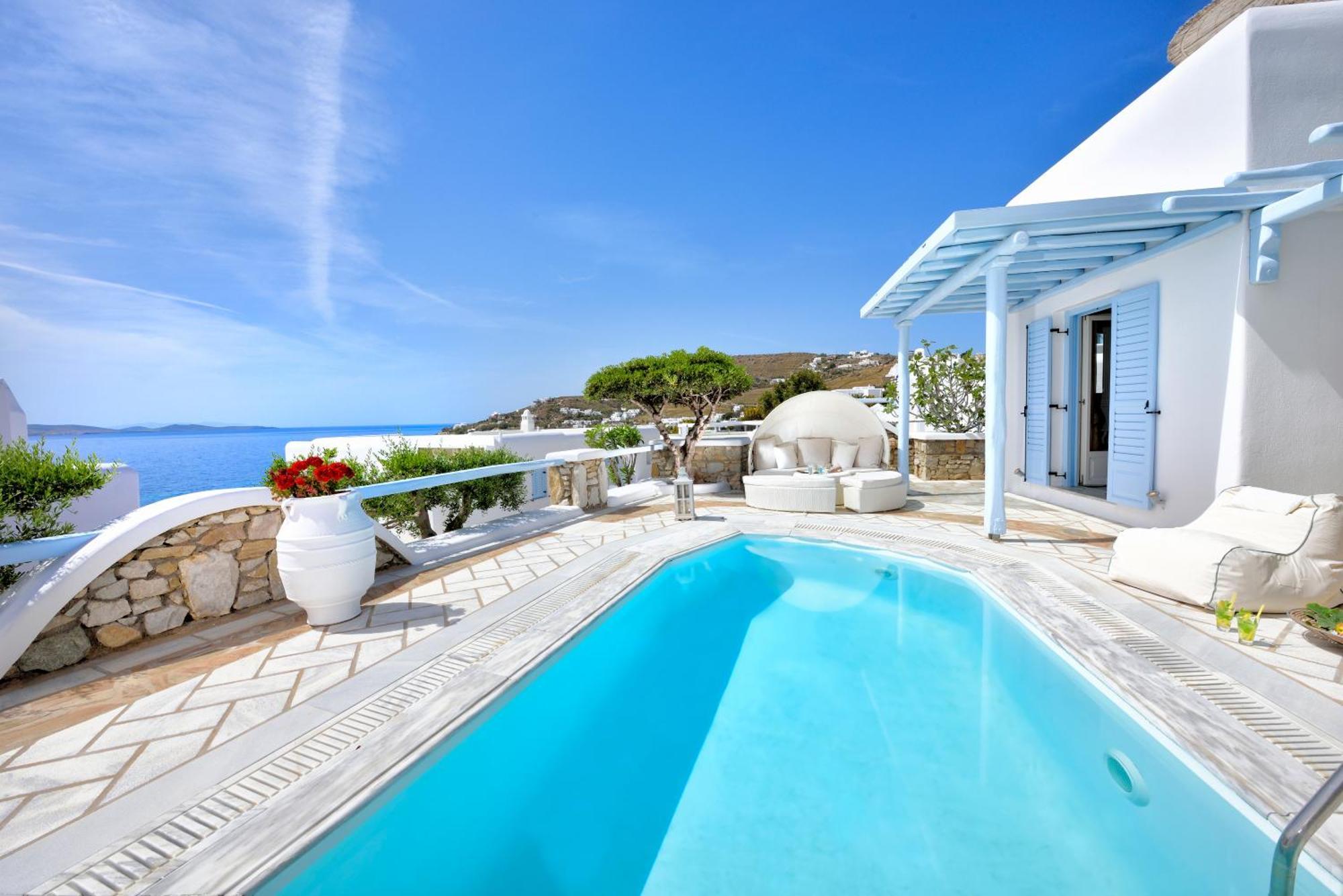 Saint John Hotel Villas & Spa Agios Ioannis Diakoftis Eksteriør bilde A villa in Mykonos